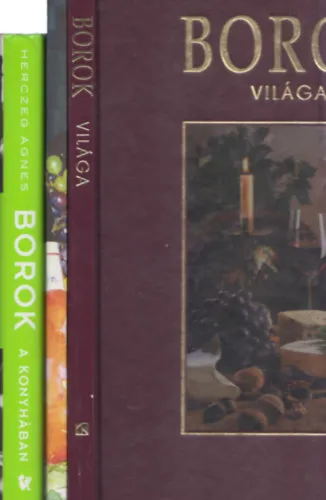 Akciós ár 3 db boros album: Borok világa + Ünnepi ételeink + Borok a konyhában