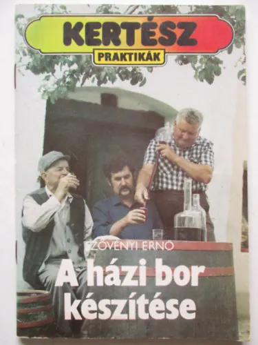 A házi bor készítése Mustkészítés, Az erjedés három szakasza, Az irányított erjesztés, Fehérborkészítés, Borkezelés, Hogyan kóstoljunk, hogy jól kóstoljunk? Borbetegségek, Borhibák, Íz- és szaghibák Expressz kézbesítés