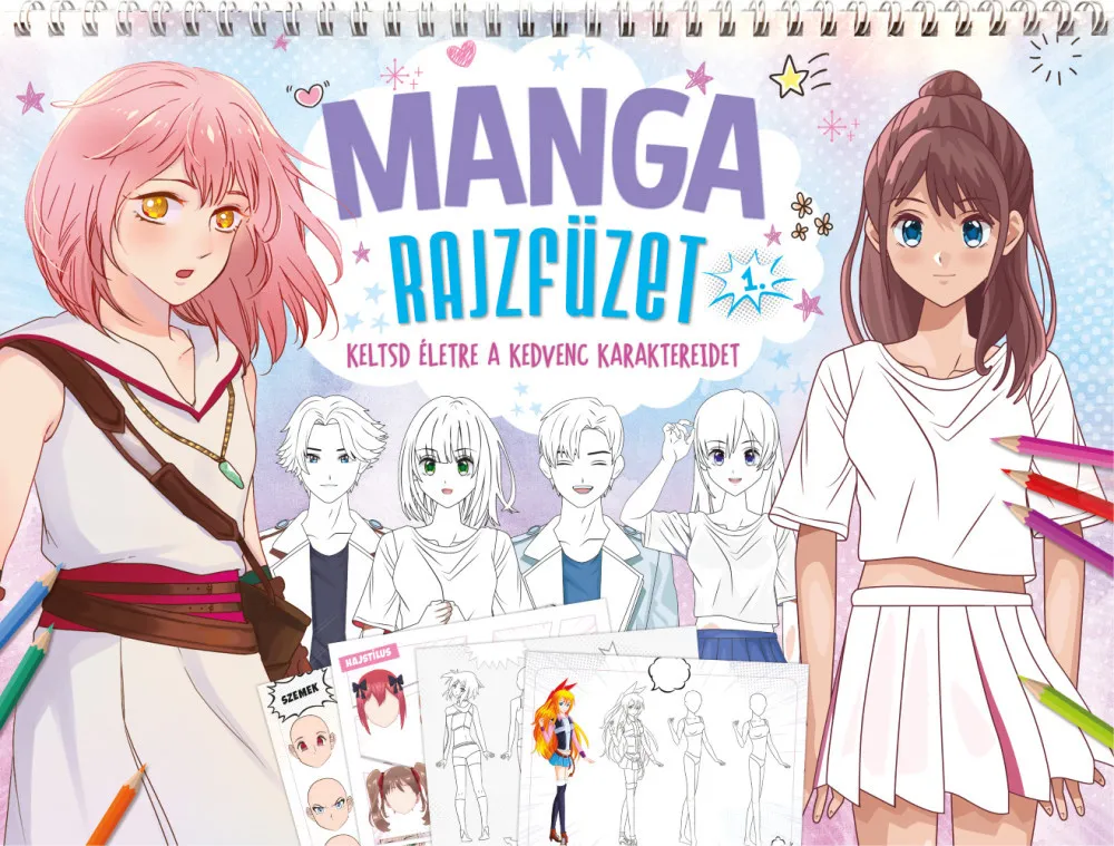 Manga rajzfüzet 1. Kiárusítás