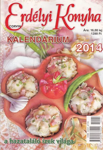 Vásárlói kedvenc Erdélyi Konyha Kalendárium 2014