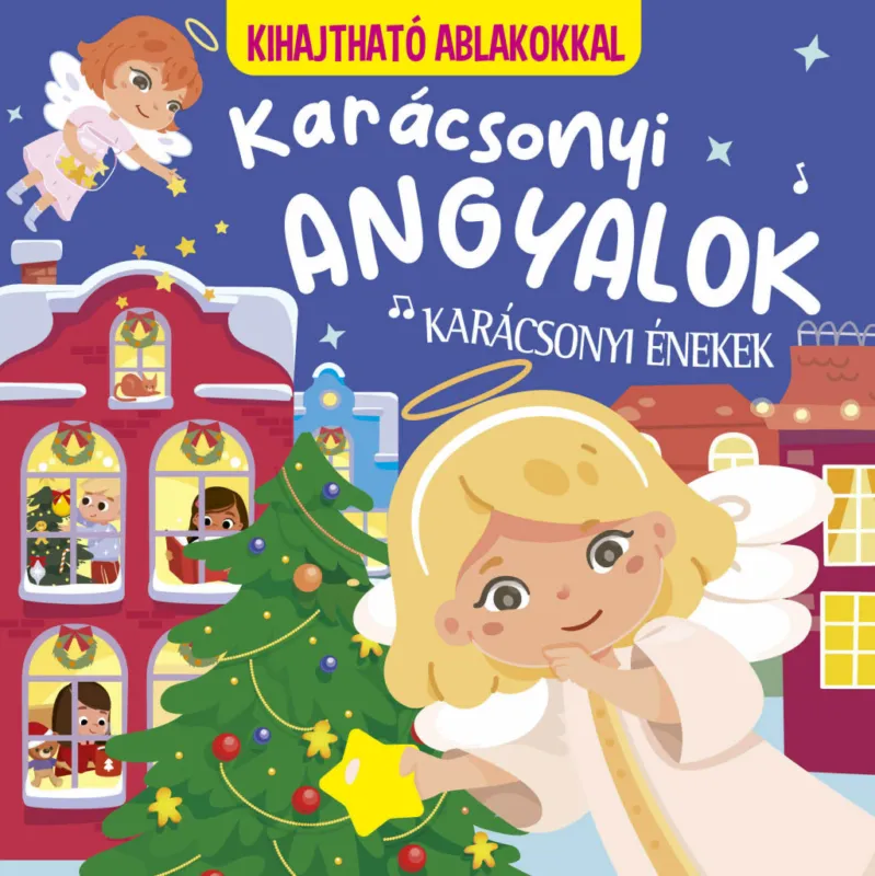 Exkluzív ajánlat Karácsonyi angyalok - karácsonyi énekek (kihajtható ablakokkal)