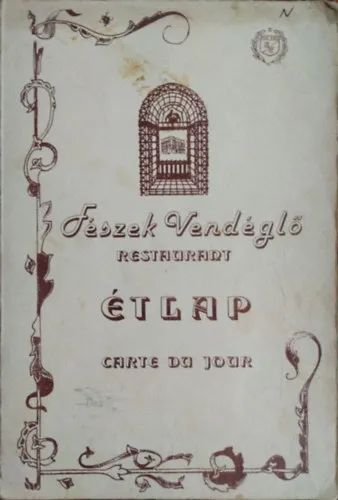 Alacsony ár Fészek vendéglő - Étlap (1998)