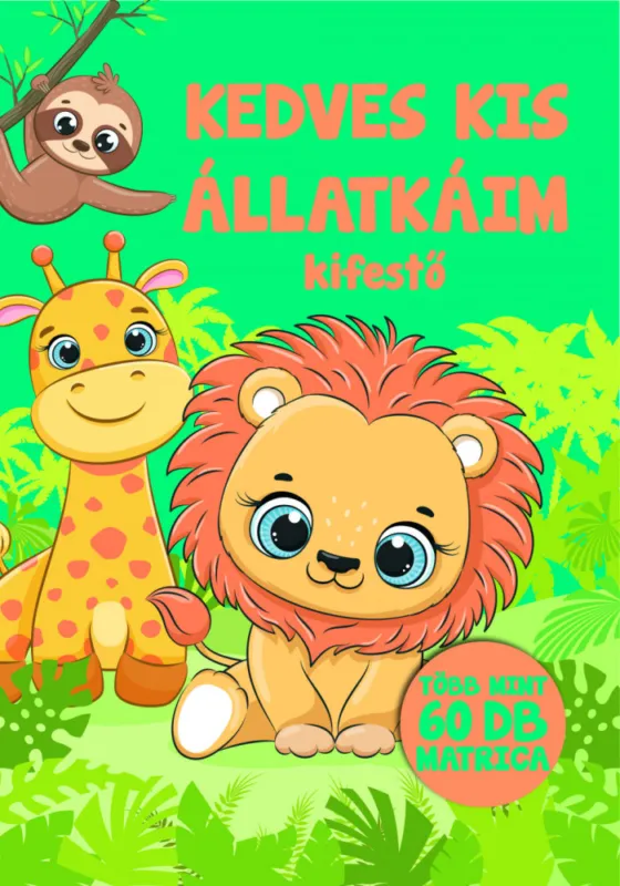Szuper ajánlat Kedves kis állatkáim - kifestő