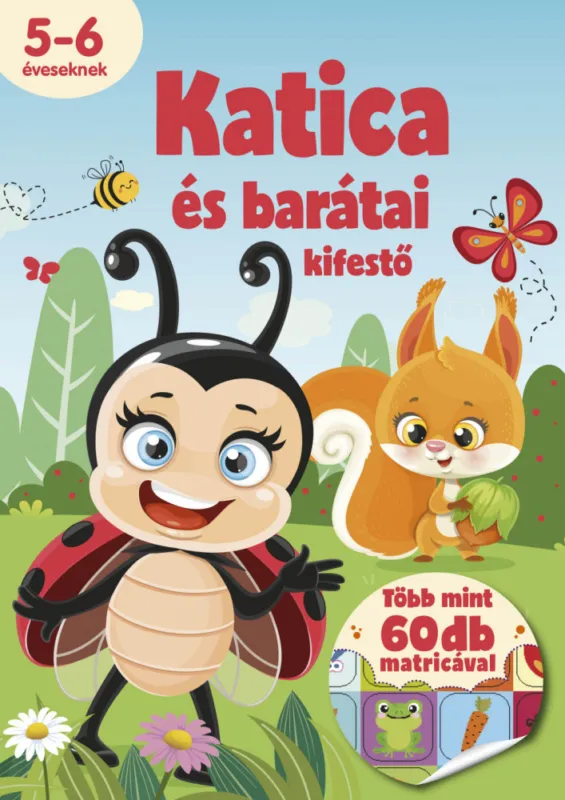 Katica és barátai kifestő Újdonság