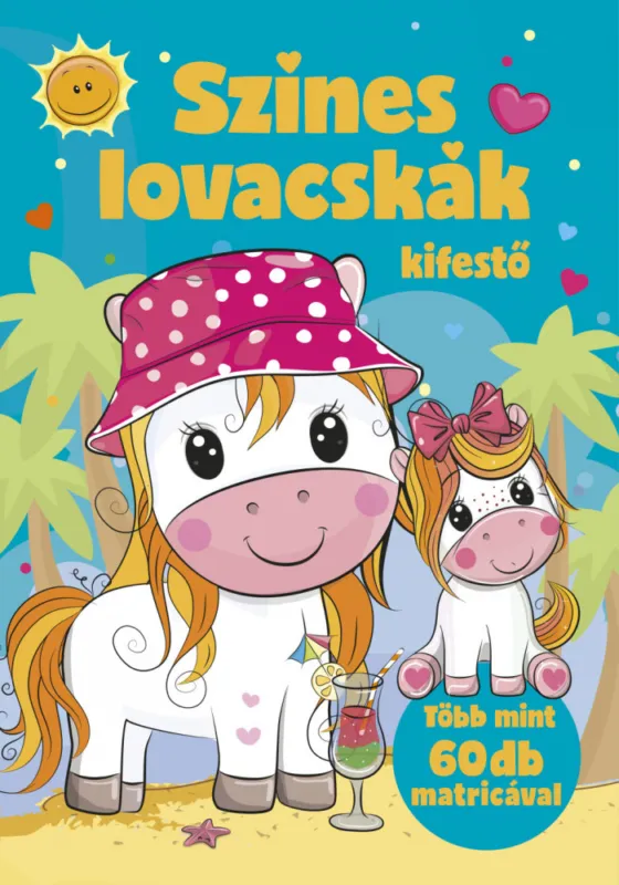 Színes lovacskák kifestő Kiárusítás