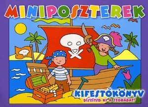 Miniposzterek - Kifestőkönyv (lila) Biztonságos fizetés