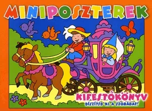 Miniposzterek - Kifestőkönyv (narancs) Prémium