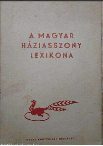 Azonnali szállítás A magyar háziasszony lexikona