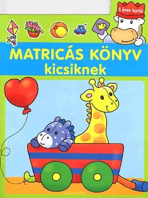 Matricás könyv kicsiknek - 5 éves kortól Ajánlat