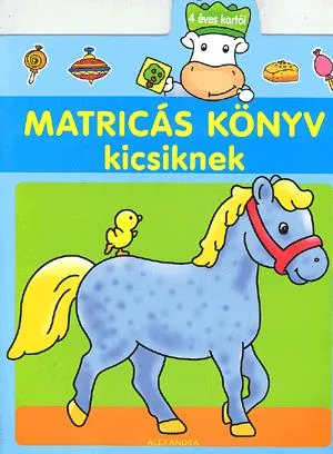 Matricás könyv kicsiknek - 4 éves kortól Akció