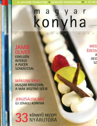 6 db Magyar konyha - gasztronómiai magazin (nyári számok: 2012-2015 ) Legkelendőbb