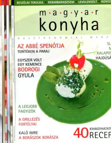 7 db Magyar Konyha gasztronómiai magazin (tavasz-nyár: 2012 és 2023 közötti számok) Kihagyhatatlan ajánlat