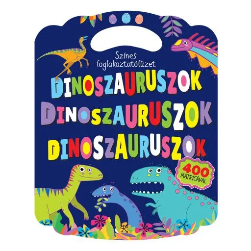 Színes foglalkoztatófüzet dinoszauruszokkal Alacsony ár
