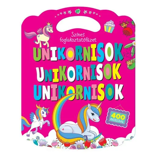 Színes foglalkoztatófüzet unikornisokkal Népszerű