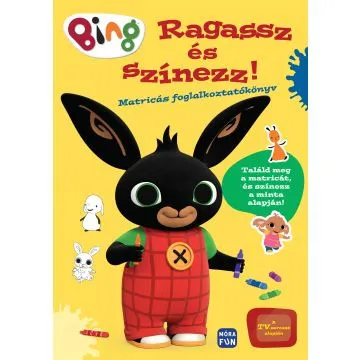Outlet Bing: Ragassz és színezz! - Matricás foglalkoztatókönyv