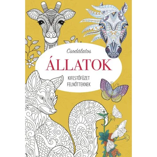 Vásárlói kedvenc Kifestőfüzet felnőtteknek - Csodálatos állatok