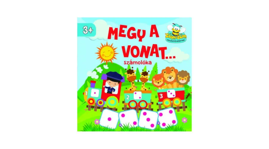 Végkiárusítás Szalay könyvek Kartonkönyv Megy a vonat...számolóka 3+