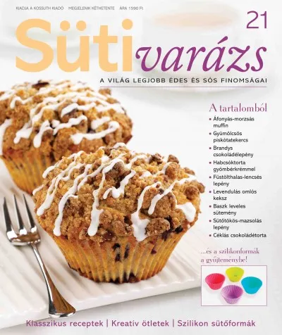 Legkelendőbb Sütivarázs 21. - 4 nagy méretű szilikon muffin formával