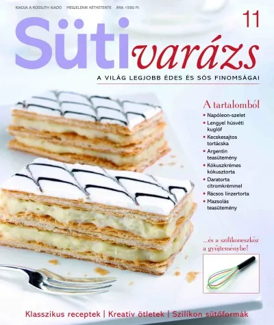 Kedvezmény Sütivarázs 11. - Ajándék szilikon habverővel