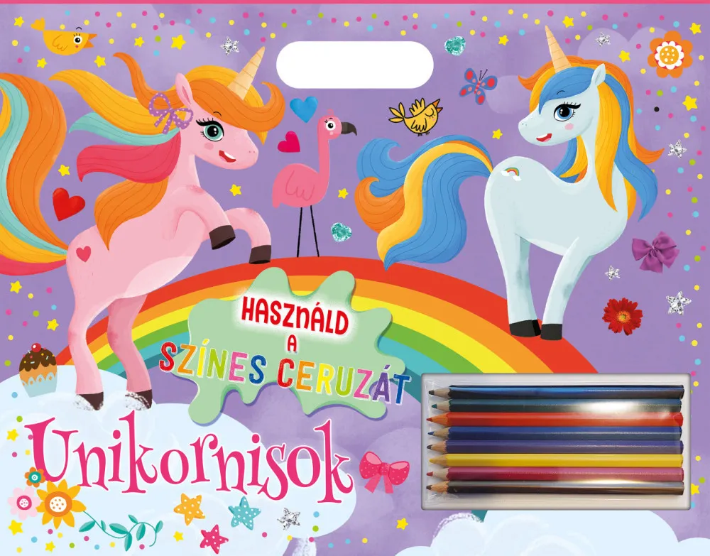 Kiárusítás Használd a színes ceruzát - Unikornisok