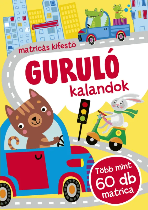 Kedvezményes ár Guruló kalandok - matricás kifestő