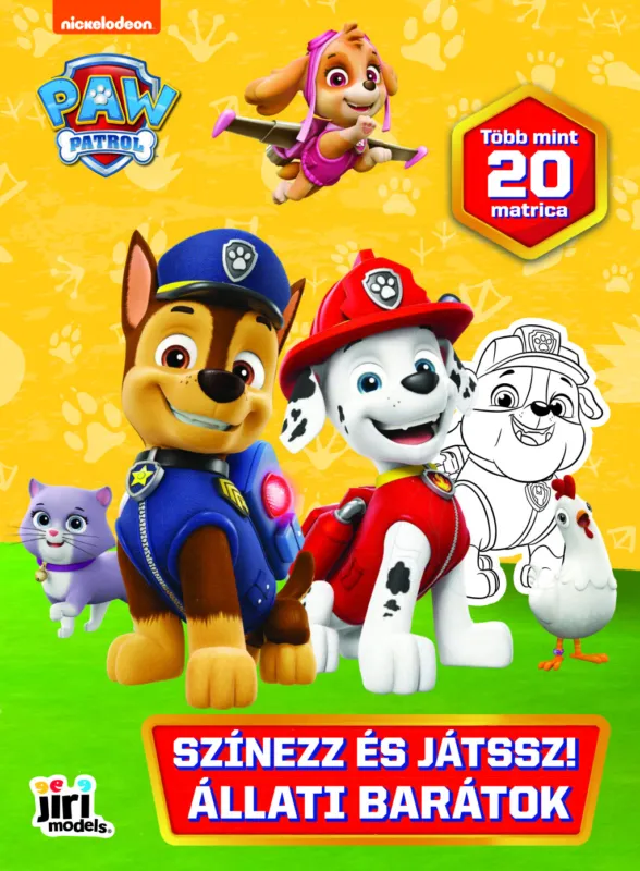 Azonnali szállítás Színezz és játssz! -Mancs Őrjárat! - Állati barátok