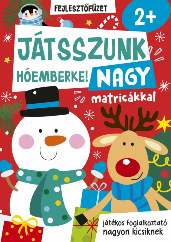 Játsszunk hóemberke! - nagy matricákkal Szuper akció