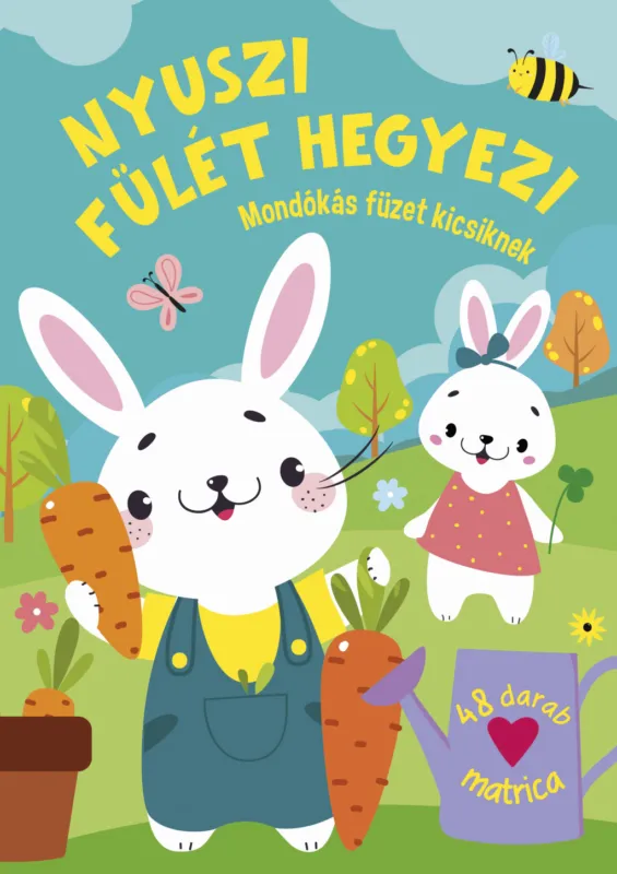 Prémium Nyuszi fülét hegyezi - mondókás füzet kicsiknek