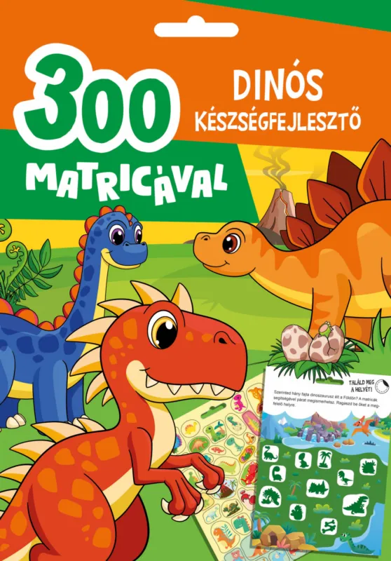 Legjobb ár Dinós készségfejlesztő - 300 matricával