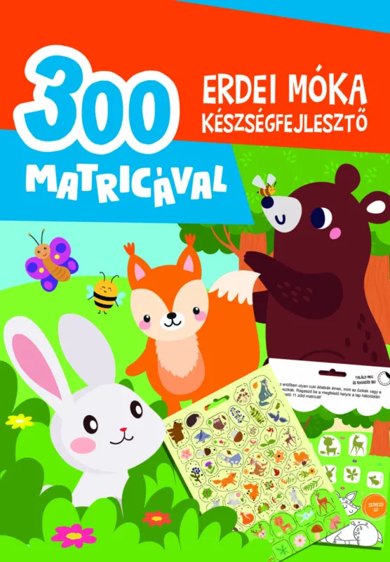 Erdei móka készségfejlesztő - 300 matricával Szezonális akció