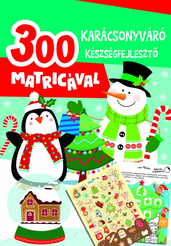 Legnépszerűbb Karácsonyváró készségfejlesztő - 300 matricával