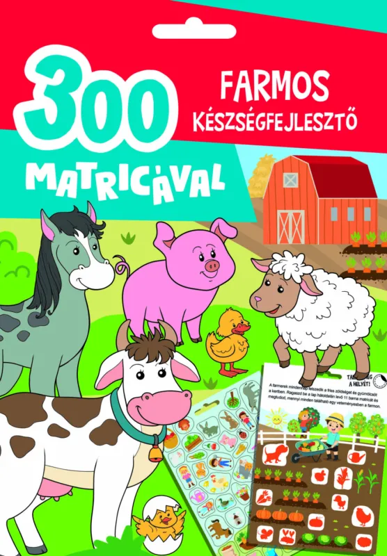 Farmos készségfejlesztő - 300 matricával Exkluzív ajánlat