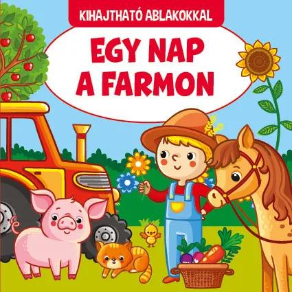 Szezonális akció Egy nap a farmon - kihajtható ablakokkal