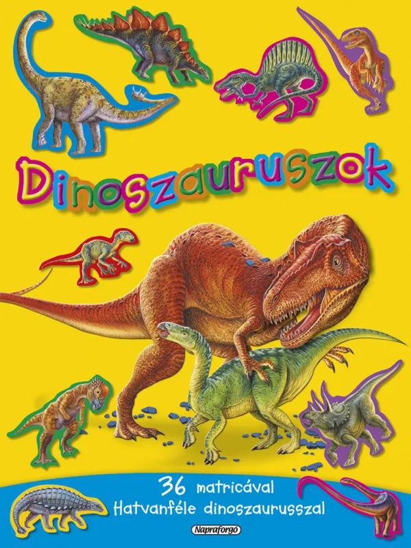 Mozgalmas matricásfüzet - Dinoszauruszok Gyors szállítás