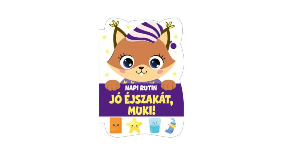 Szalay könyvek Kartonkönyv Jó éjszakát, Muki! - Napi rutin Exkluzív ajánlat