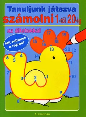 Gyors kiszállítás Tanuljunk játszva számolni 1-től 20-ig az állatokkal
