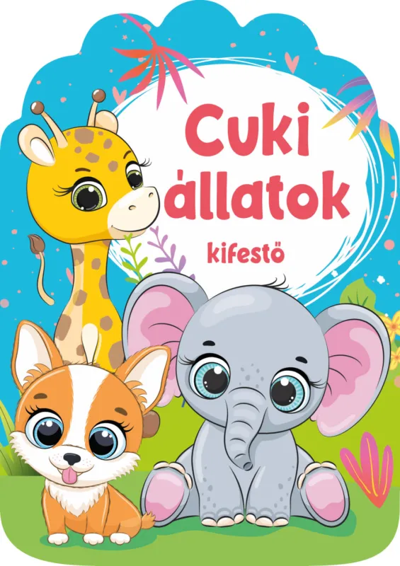Cuki állatok kifestő Gyors kiszállítás