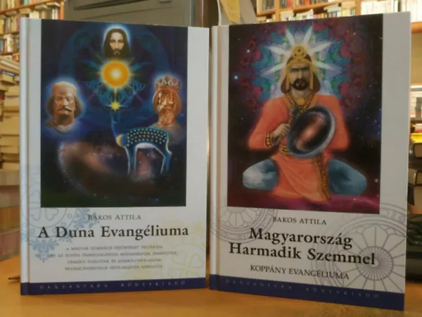 Népszerű 2 db Bakos Attila: Magyarország Harmadik Szemmel (Koppány evangéliuma) + A Duna Evangéliuma