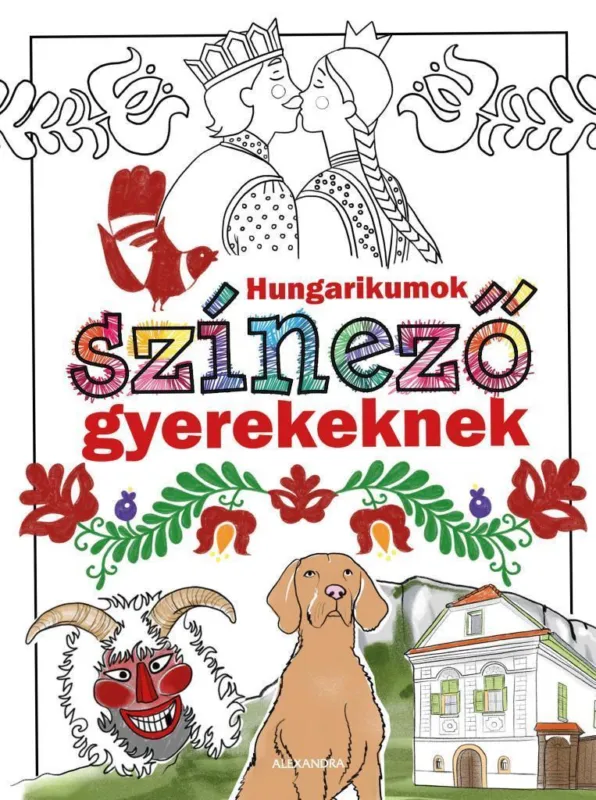 Akciós ár Hungarikumok színező 6-10 éveseknek