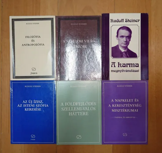Kedvezményes ár Rudolf Steiner 6 könyve: Az új Ízisz, az isteni Szófia keresése, A Földfejlődés szellemi-valós háttere, A Napkelet és a kereszténység misztériumai, A karma megnyilvánulásai, A szellemi világ küszöbe, Filozófia és antropozófia