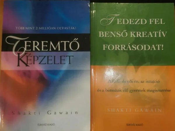 Ajánlat 2 db Shakti Gawain: Teremtő képzelet + Fedezd fel benső kreatív forrásodat!