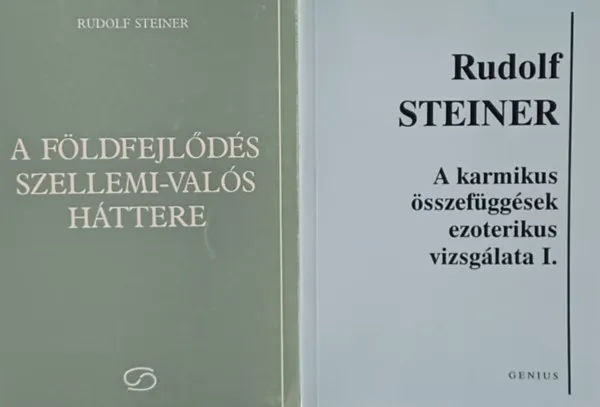 A földfejlődés szellemi-valós háttere + A karmikus összefüggések ezoterikus vizsgálata I. (2 mű) Gyors szállítás