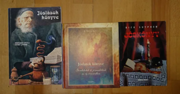 3 könyv a jóslásról: Jóskönyv, Jóslatok könyve, Jóslások könyve Legjobb ár