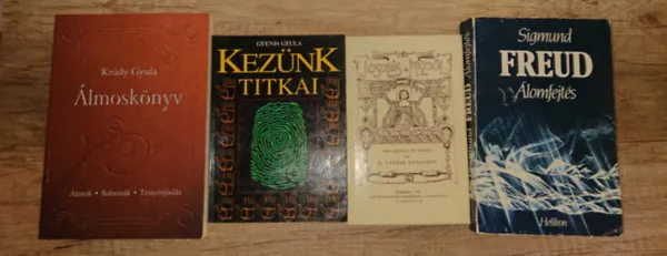 Legkelendőbb 4 könyv a tenyérjóslásról és álomfejtésről: Jósolás a kézből, Kezünk titkai, Álmoskönyv, Álomfejtés