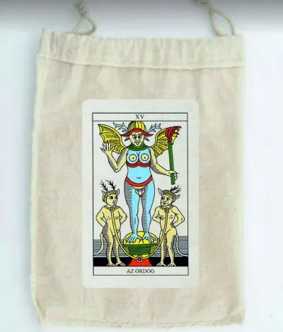 Öko Tarot kártyatartó - Az Ördög Exkluzív ajánlat