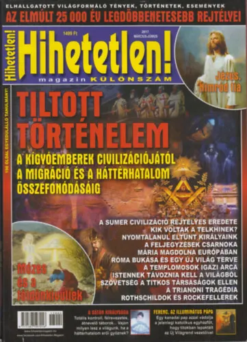 Hihetetlen! magazin Különszám 2017. március-Június Végkiárusítás