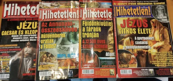 Expressz szállítás 4 db Hihetetlen magazin (szórványszámok, adatok a terméklapon)