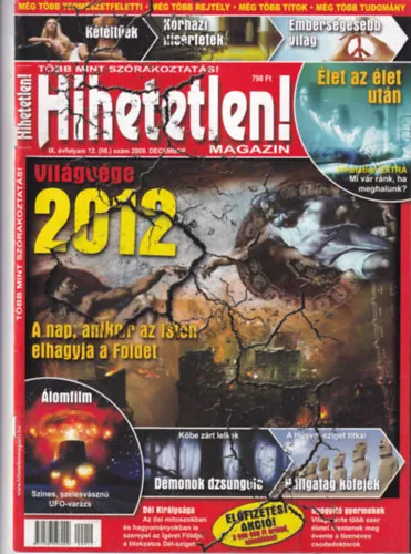 Csak ma Hihetetlen! magazin - IX. évfolyam 12. (98.) szám, 2009. december