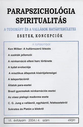 Végkiárusítás Parapszichológia-Spiritualitás 2004/2.