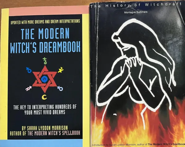 2db Boszorkány kötet: 1. The history of witchcraft 2. The modern witch's dreambook - A boszorkányság története, A modern boszorkányok álomkönyve Újdonság